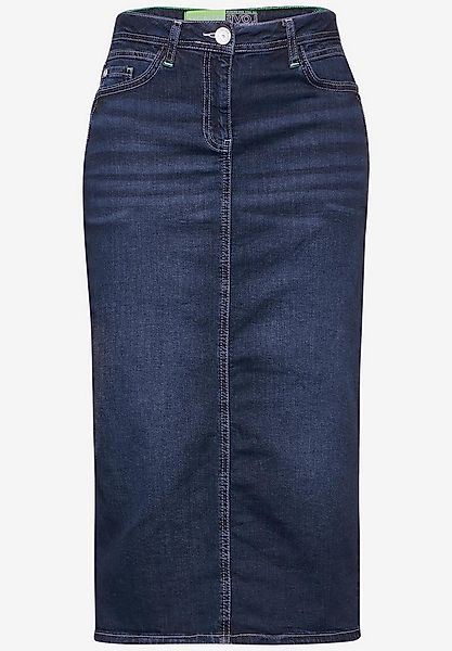 CECIL Sommerrock Style Denim Skirt Maxi Dark Bl günstig online kaufen