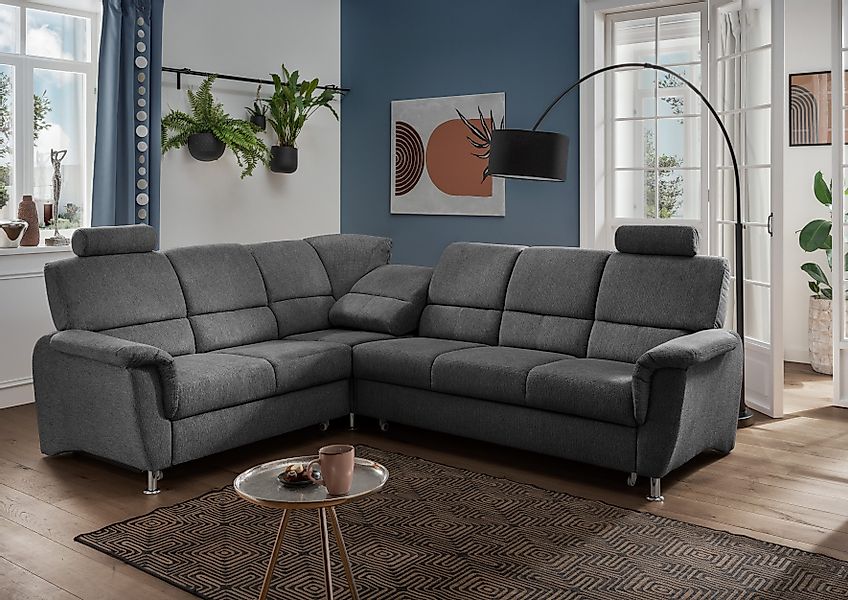 Home affaire Ecksofa Pisa L-Form, mit günstig online kaufen