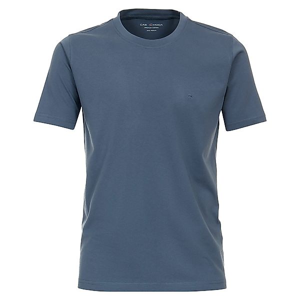 CASAMODA Rundhalsshirt CasaModa Basic T-Shirt rauchblau günstig online kaufen