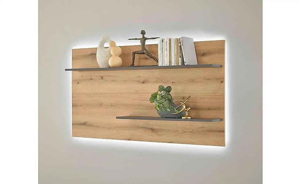 Wandboard  Cande ¦ holzfarben ¦ Maße (cm): B: 150 H: 80 Regale > Wandboards günstig online kaufen
