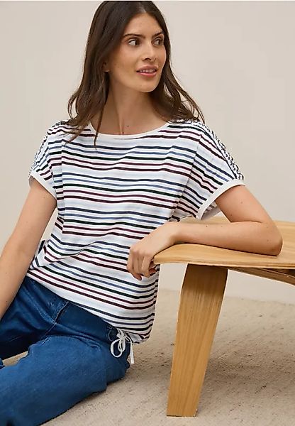 Streifen-Shirt mit Tunnelzug günstig online kaufen