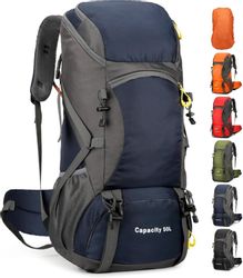 LuxusKollektion Wanderrucksack Wanderrucksack 50L Trekkingrucksack Regenhül günstig online kaufen