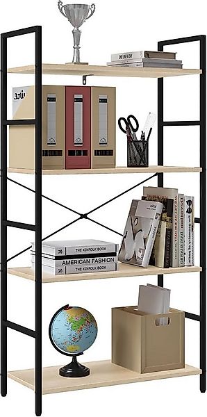 Woltu Standregal, 1-tlg., mit 4 Ebenen, 60x116x28 cm, Küchenregal stehend, günstig online kaufen