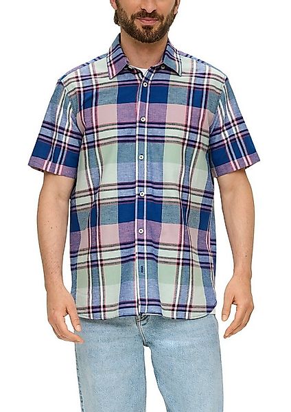 s.Oliver Kurzarmhemd aus Leinenmix günstig online kaufen