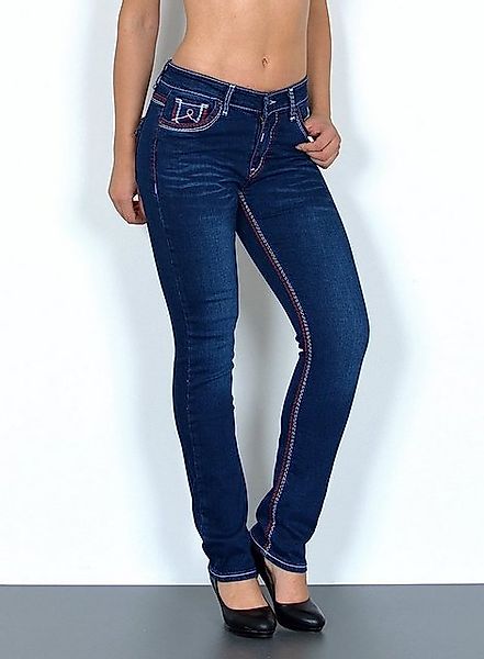 ESRA Straight-Jeans Damen Straight Jeans mit günstig online kaufen