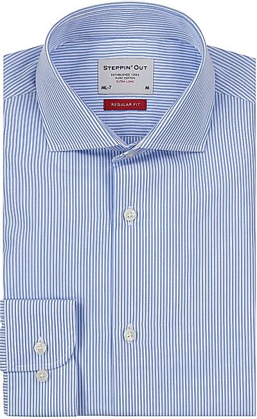 Steppin' Out Hemd Extra Long Sleeves Light Blue - Größe L günstig online kaufen