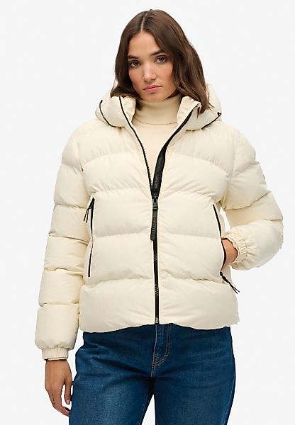 Superdry Steppjacke "HOODED SPORTS PUFFER JACKET", mit Kapuze günstig online kaufen