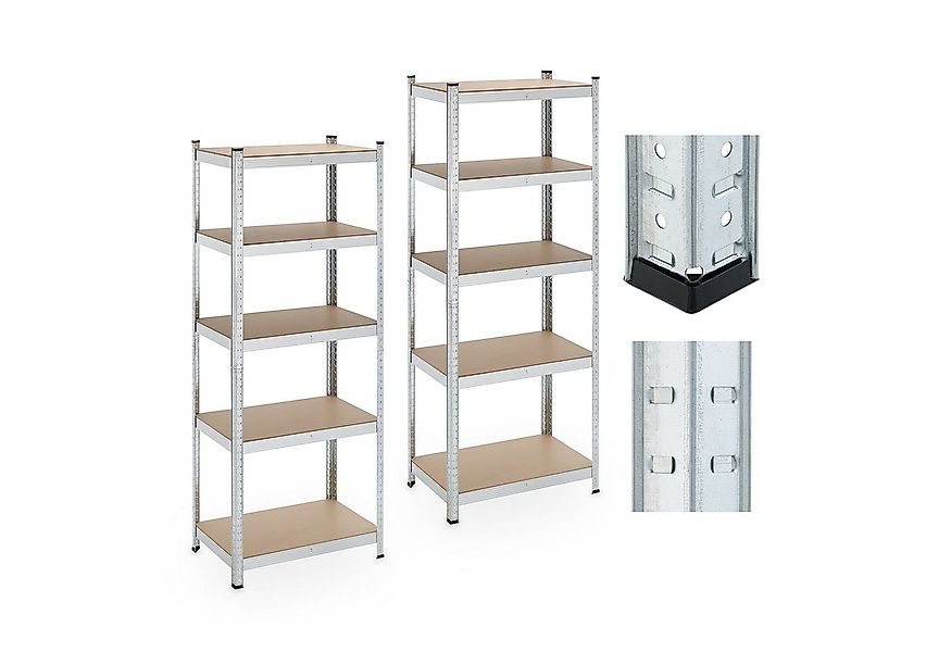 relaxdays Schwerlastregal 2er Set günstig online kaufen