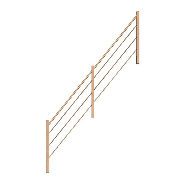 StarWood Holz-Design-Geländer Buche Rechts FSC® günstig online kaufen