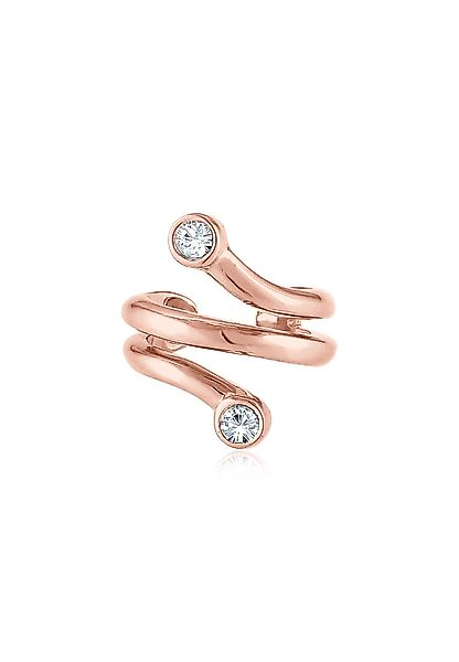 Elli Single-Ohrhaken Single Earcuff Ohrklemme Glas günstig online kaufen