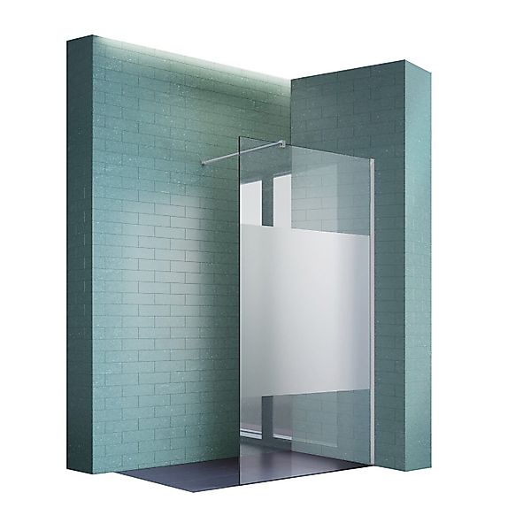 SONNI Walk-in-Dusche Walk in Duschwand Teilsatiniert günstig online kaufen