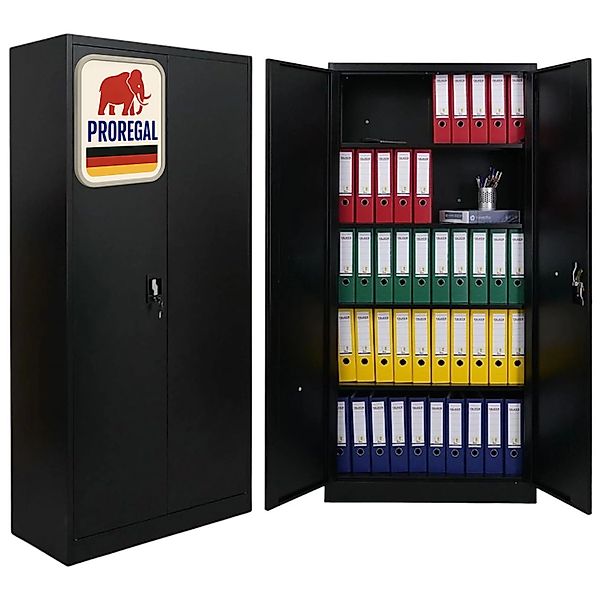 PROREGAL Flügeltürenschrank ELEPHANT Mit 2 Türen Abschließbar HxBxT 180x80x günstig online kaufen