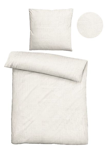 Biberna Bettwäsche Thea, Musselin, 2 teilig, feines, weiches + leichtes Gew günstig online kaufen