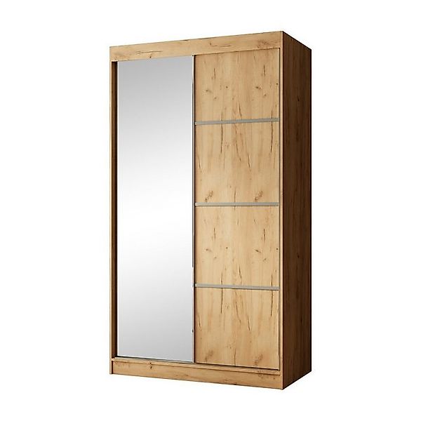 Beautysofa Schiebetürenschrank PACO (120 cm Schrank günstig online kaufen