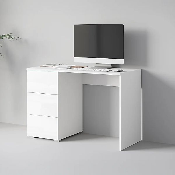 Home affaire Schreibtisch "Vera, Computertisch mit LED-Beleuchtung" 1 Stk. günstig online kaufen