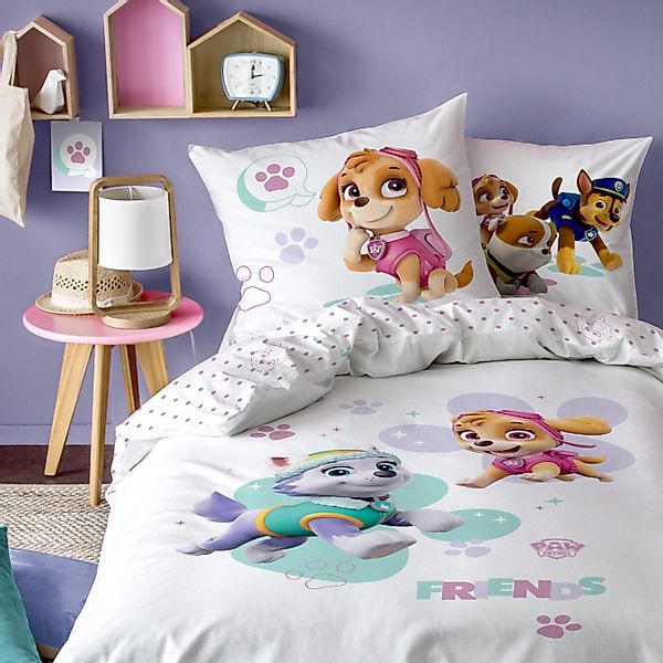 MTOnlinehandel Kinderbettwäsche Paw Patrol 135x200 + günstig online kaufen