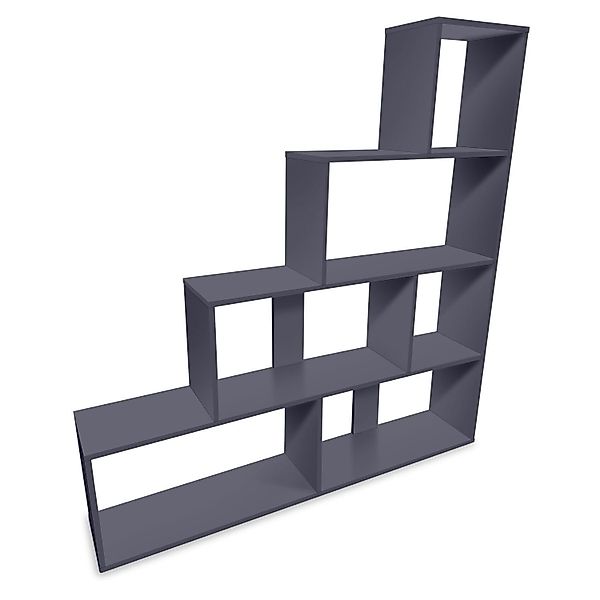 Coemo Standregal SCALA, Anthrazit Treppenregal Scala günstig online kaufen