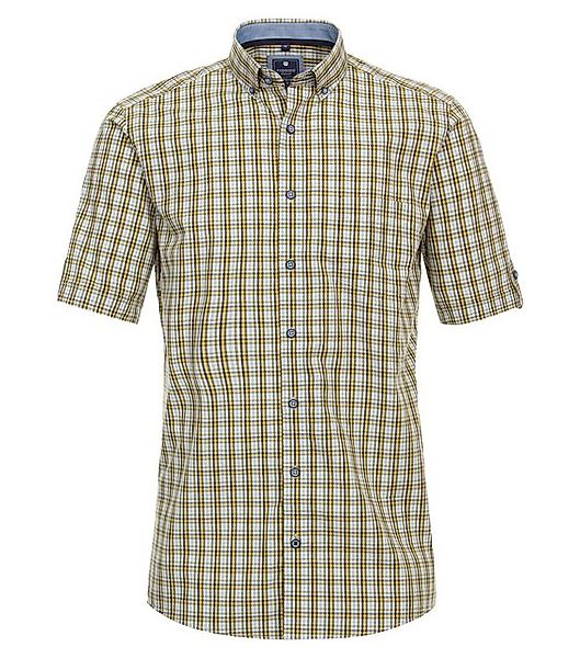 Redmond Kurzarmhemd leicht tailliert Button-Down-Kragen günstig online kaufen