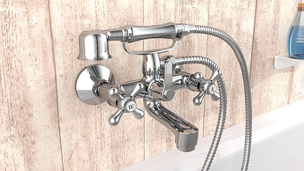Schütte Wannenarmatur Elk (Set) Mischbatterie Badewanne, günstig online kaufen