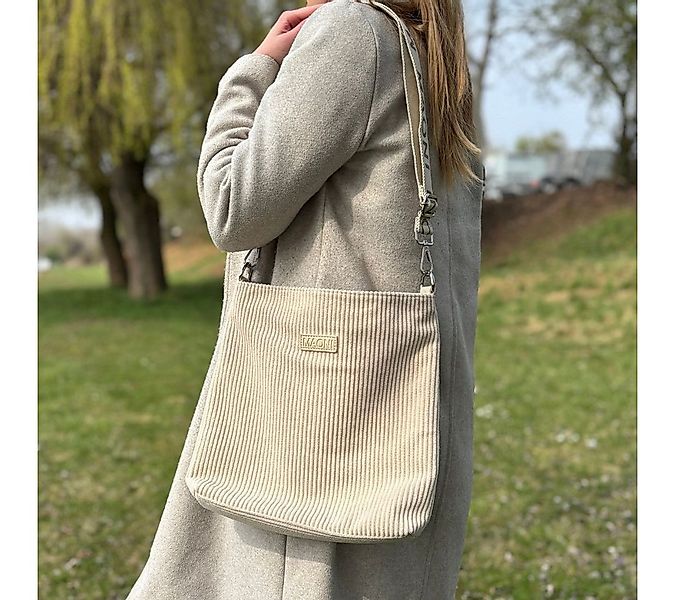 MAONI Umhängetasche Cord, Vegan, mit geräumigem Hauptfach günstig online kaufen