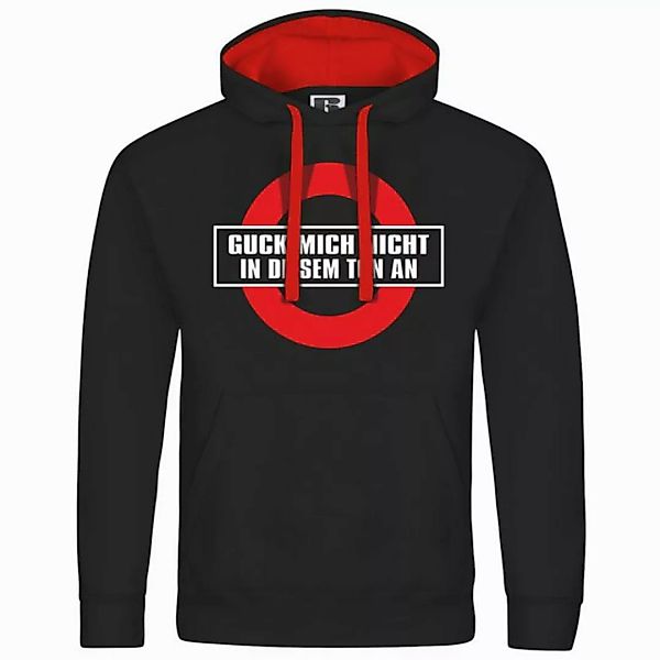 deinshirt Kapuzenpullover Herren Kapuzenpullover Guck mich nicht in diesem günstig online kaufen