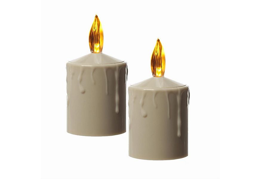 MARELIDA LED-Kerze Grabkerze Grablicht für Laternen 11,5cm Sensor bis 500h günstig online kaufen