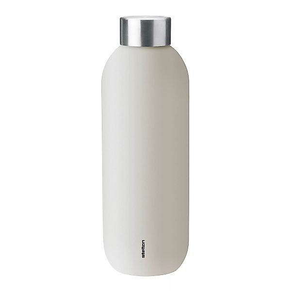 Stelton - Keep Cool Trinkflasche 0,6L - sand/matte Pulverbeschichtung/H 22c günstig online kaufen