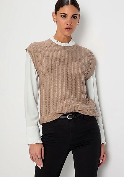 HECHTER PARIS Pullunder mit Strickmuster günstig online kaufen