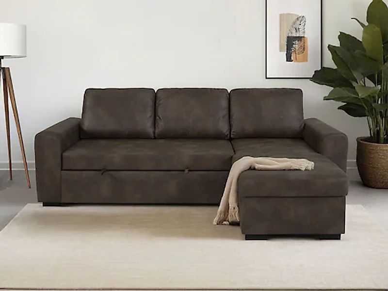 Trends by HG Ecksofa »POLL«, (2 St.), Schlaffunktion + Bettkasten günstig online kaufen