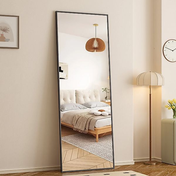 WDWRITTI Spiegel Schwarz groß 150x50 Spiegel günstig online kaufen