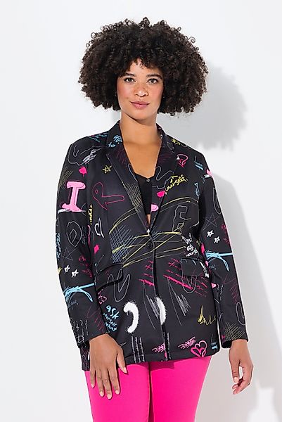Angel of Style Blusenblazer Blazer Scribbledruck günstig online kaufen
