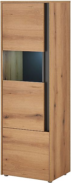 Home affaire Vitrine "City/Giron, moderner Hochschrank, Glasvitrine" zeitlo günstig online kaufen
