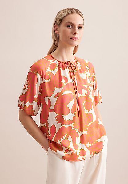seidensticker Shirtbluse "Schwarze Rose", 1/2 Rundhals Paisley günstig online kaufen