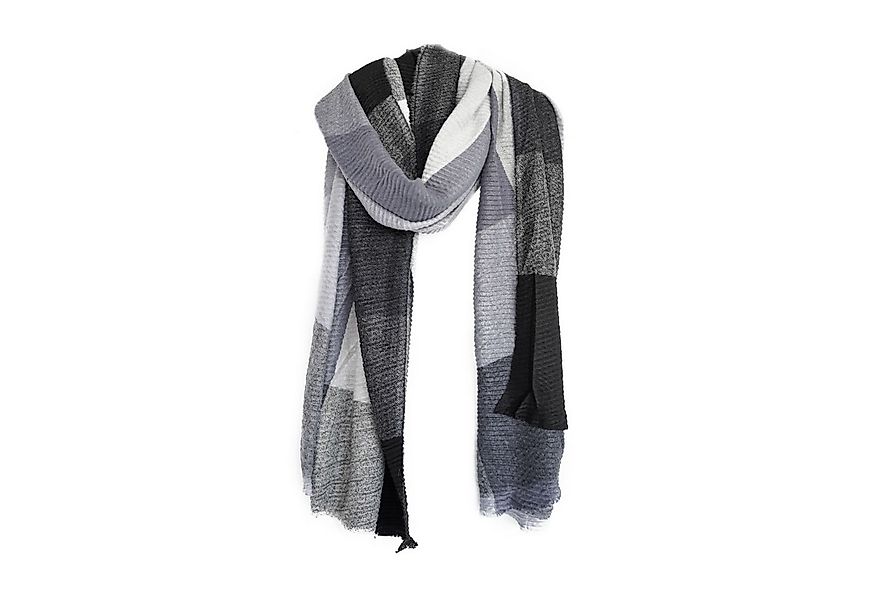 COFI 1453 Modeschal XXL Kuschelschal im Karomuster 220x70 cm - extra Weich günstig online kaufen