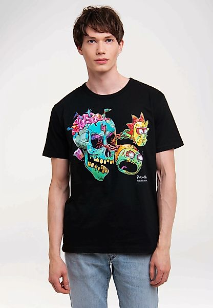 LOGOSHIRT T-Shirt "Rick & Morty - Eyeball Skull", mit lizenziertem Print günstig online kaufen