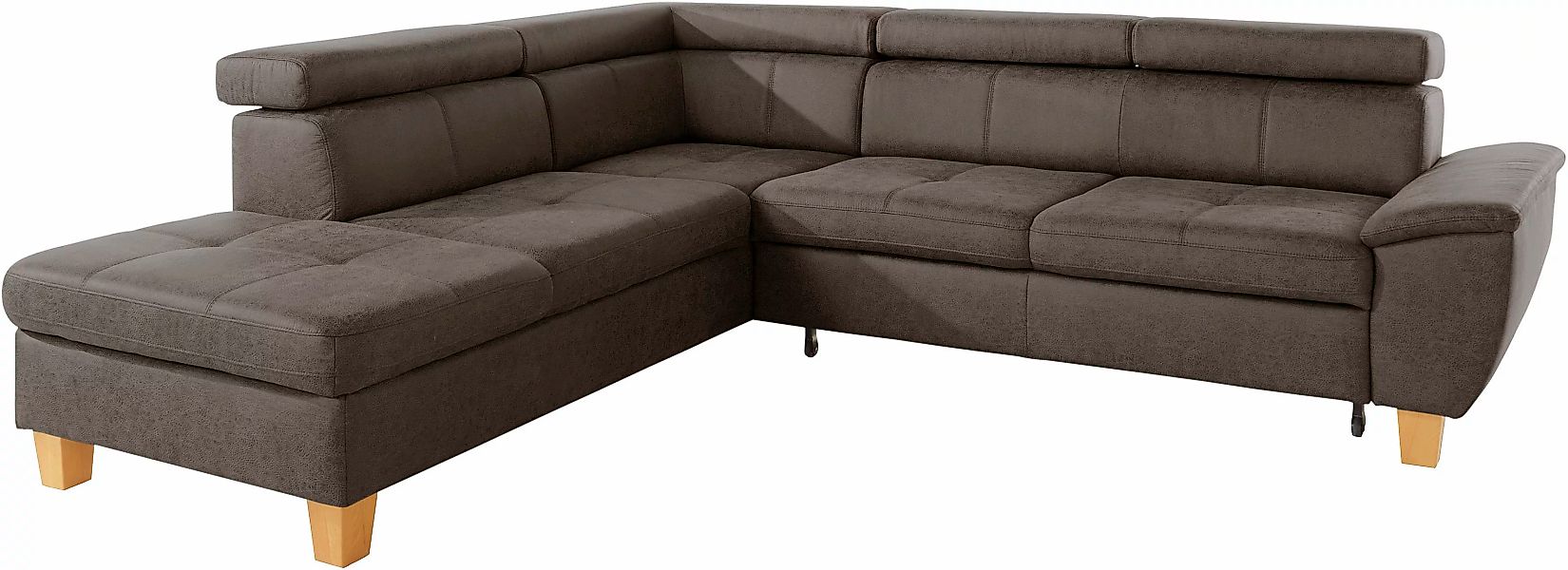 exxpo - sofa fashion Ecksofa "Enya, aufwendige Detailverarbeitung, hoher Si günstig online kaufen