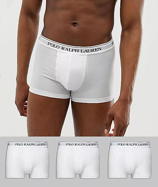 Polo Ralph Lauren – 3er Packung weiße Unterhosen günstig online kaufen