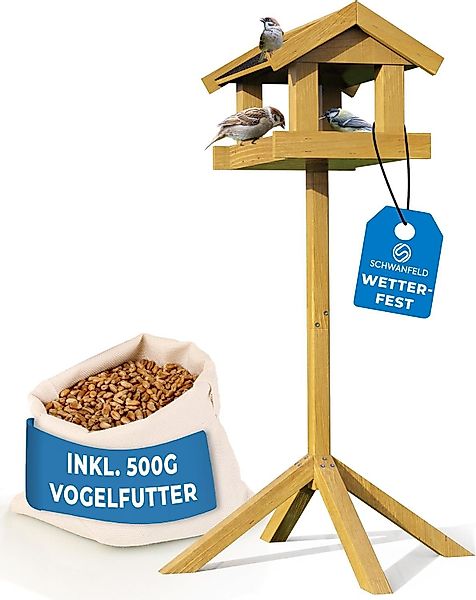 Schwanfeld Vogelhaus mit Ständer wetterfest [FÜR günstig online kaufen