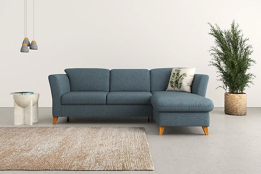 Home affaire Ecksofa "Trelleborg L-Form" Federkern-Polsterung, wahlweise mi günstig online kaufen