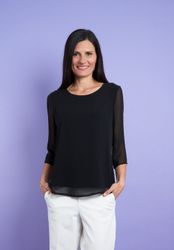 Seidel Moden Chiffonbluse in eleganter 2 günstig online kaufen