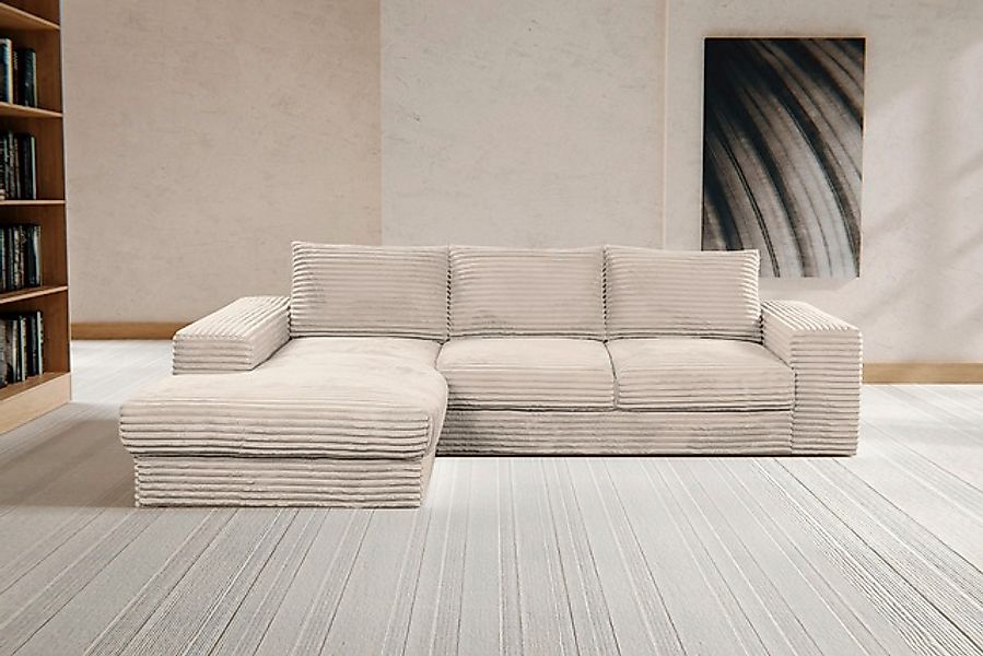 WERK2 Ecksofa »Rozzana Design Ecksofa mit hohem Komfort, zeitlos & elegant, günstig online kaufen