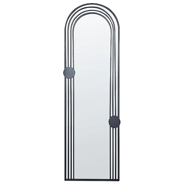 Beliani Wandspiegel AJAIN Schwarz 3x45x146 günstig online kaufen