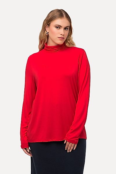 Ulla Popken Longsleeve Shirt Rollkragen Classic günstig online kaufen