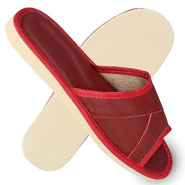 filsko Lourdes Damen Pantolette schwarz, rot, günstig online kaufen