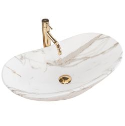 wohnwerk.idee Aufsatzwaschbecken Waschbecken Royal Lava Marmoroptik günstig online kaufen