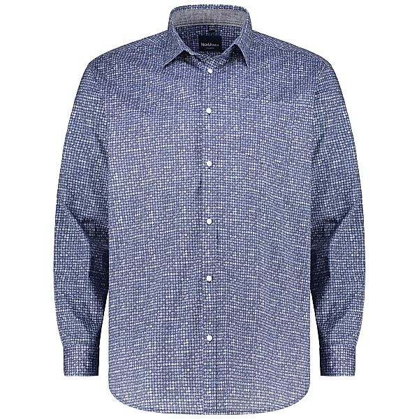 North Freizeithemd mit Elasthan Farbe blau Größe: 3XL günstig online kaufen