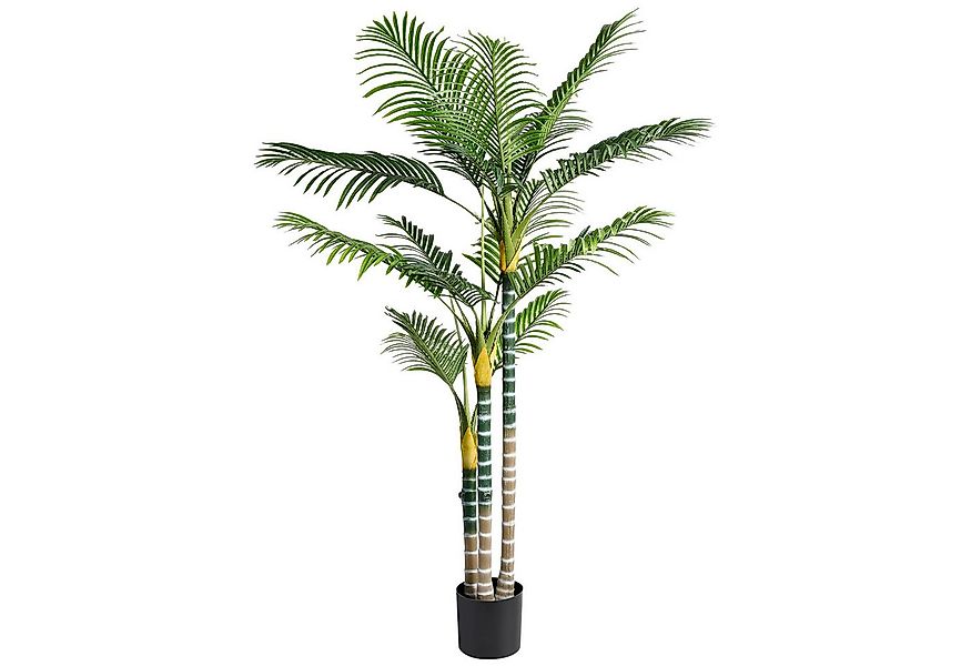 Kunstbaum 180cm Kunstpflanze Palme für Haus Wohnzimmer Schlafzimmer Büro, T günstig online kaufen