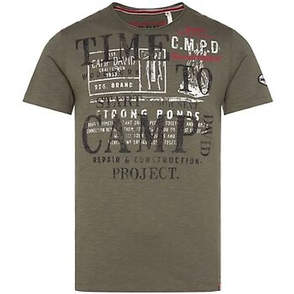 Camp David  T-Shirt T-Shirt THE CRAFTSMEN Kurzarmshirt günstig online kaufen