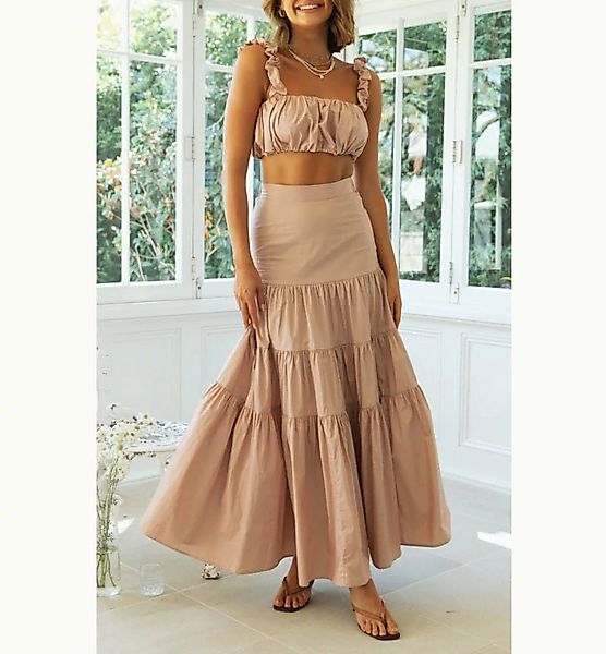 AFAZ New Trading UG Anzug Damen-Sommeranzug, einfarbig, Camisole-Oberteil + günstig online kaufen