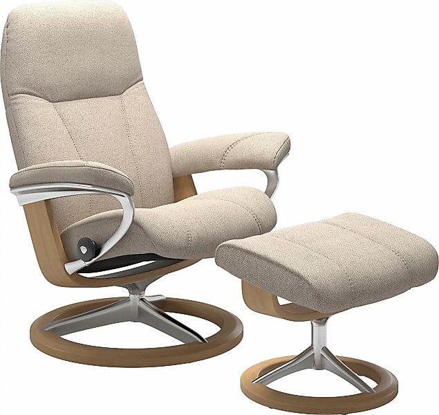 Stressless® Relaxsessel »Consul«, (Set, Relaxsessel mit Hocker), mit Hocker günstig online kaufen